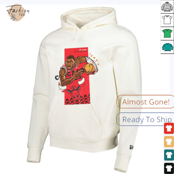 Derrick Rose Chicago Bulls NBA Basketball cartoon the MVP rises in rio shirt