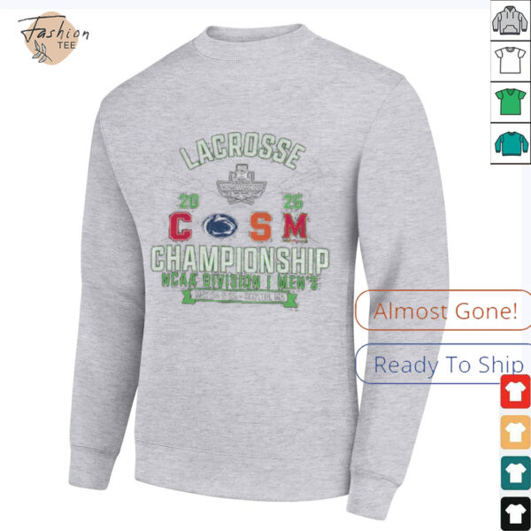 Division I Men’s Lacrosse Championship shirt