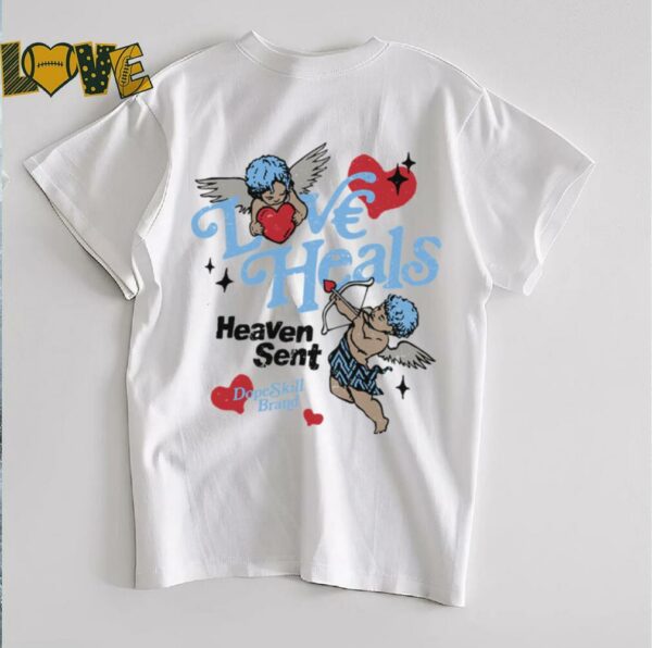 DopeSkill Love Heals Graphic T Shirt