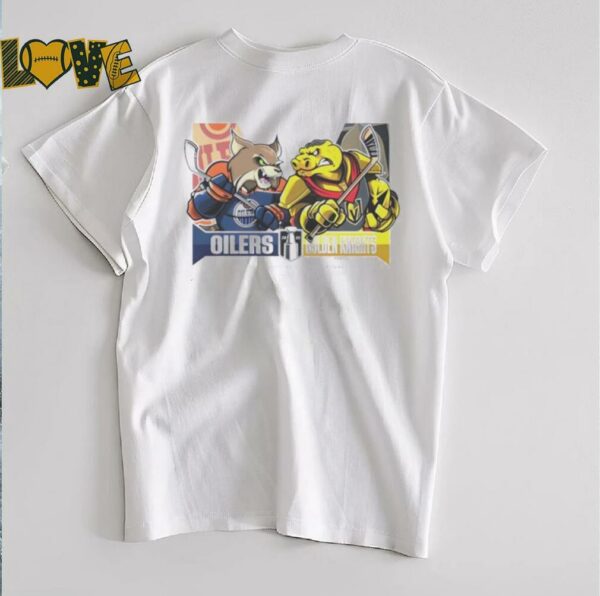 Edmonton Oilers Vs Vegas Golden Knights 2025 2nd Round Matchups Western Conference Semi Finals Mascot shirt