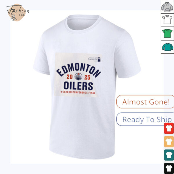 Edmonton Oilers Western Conference Final 2025 Stanley Cup Playoffs shirt