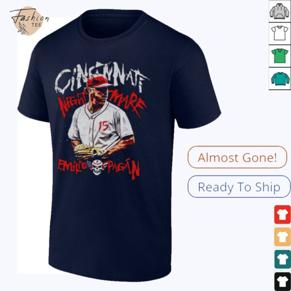 Emilio Pagán Cincinnati Reds Nightmare Baseball MLB vintage shirt