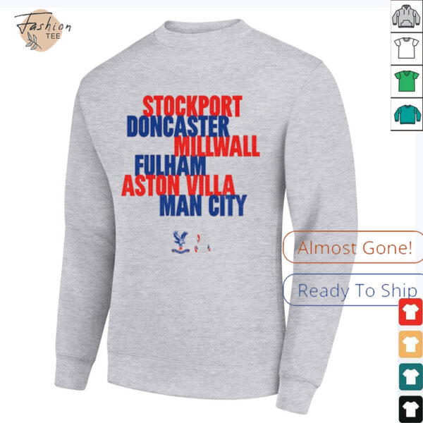 FA Cup Winners Crystal Palace Football Club players 24 25 shirt