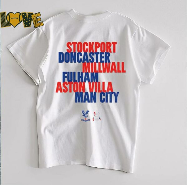 FA Cup Winners Crystal Palace Football Club players 24 25 shirt