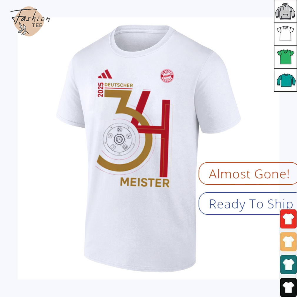 FC Bayern Munchen Are 34 Deutscher Meister 2025 Bundesliga Unisex T Shirt FC Bayern Munchen Are 34 Deutscher Meister 2025 Bundesliga Unisex T Shirt