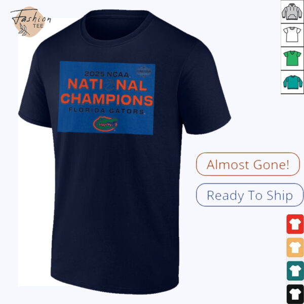 Fanatics Royal Florida Gators 2025 NCAA Men’s Basketball National Champions Schedule T Shirts