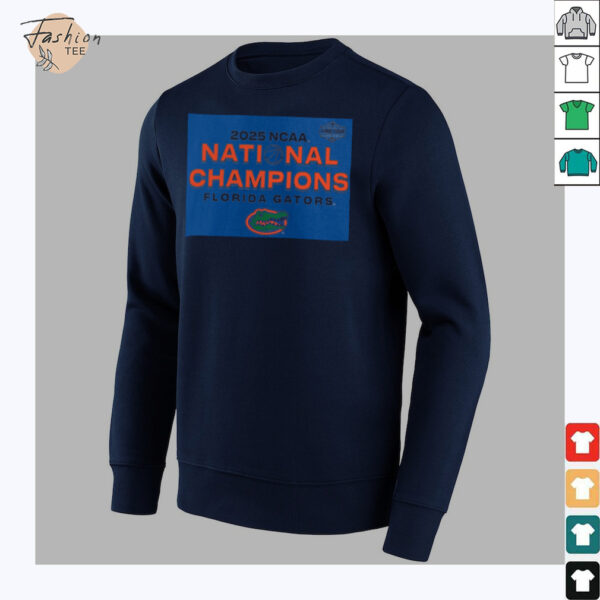 Fanatics Royal Florida Gators 2025 NCAA Men’s Basketball National Champions Schedule T Shirts