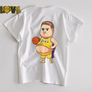 Fat Luka Doncic Los Angeles Lakers NBA Basketball Funny shirt