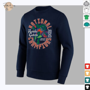 Florida Gators 2025 NCAA Men's Basketball National Champions Comfort Colors Mascot T Shirt