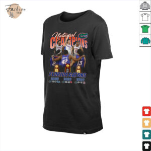 Florida Gators Basketball National Champions 2006 – 2007 – 2025 Unisex T Shirt
