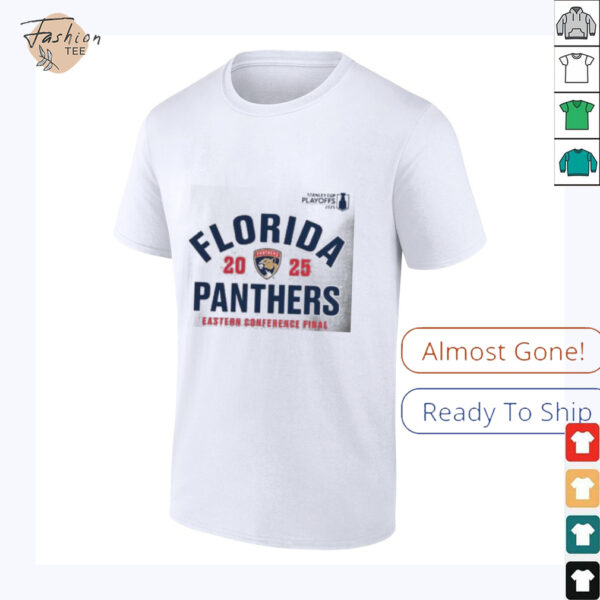 Florida Panthers Eastern Conference Final NHL 2025 Stanley Cup Playoffs Grey Unisex T Shirt