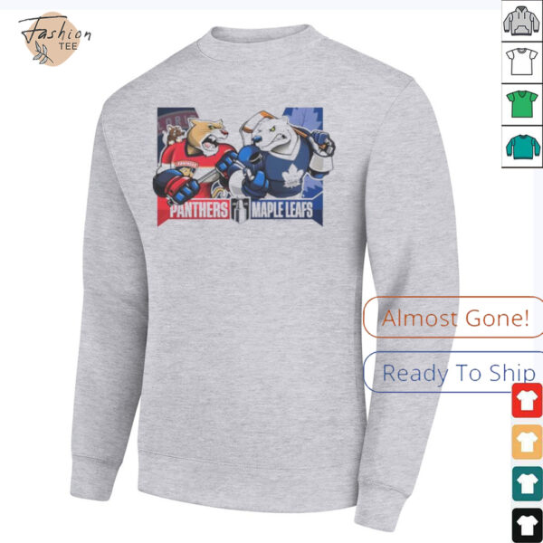 Florida Panthers Vs Toronto Maple Leafs 2025 2nd Round Matchups Eastern Conference Semi Finals Mascot shirt