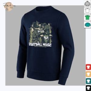 Football Music and Friendship Graphic T Shirt