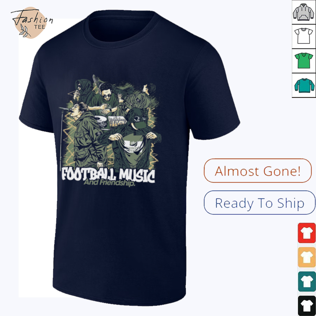 Football Music and Friendship Graphic T Shirt Football Music and Friendship Graphic T Shirt