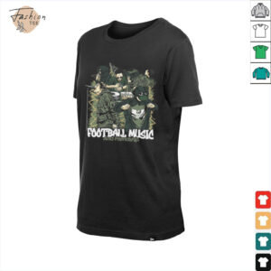 Football Music and Friendship Graphic T Shirt