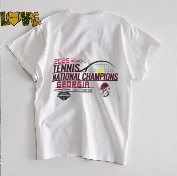 Georgia Bulldogs Champion 2025 NCAA Division I Women’s Tennis National Champions Vintage T Shirt