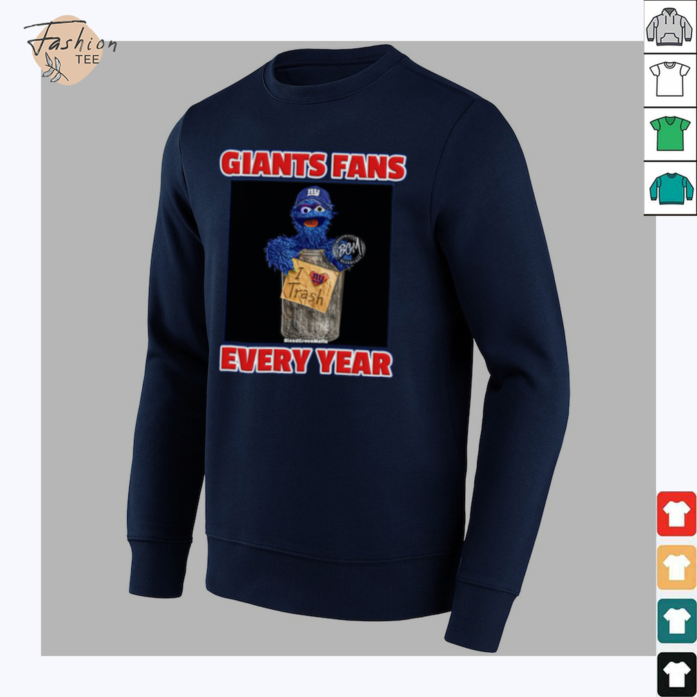 Giants Fans Every Year Trash Can Edition T Shirt Giants Fans Every Year Trash Can Edition T Shirt