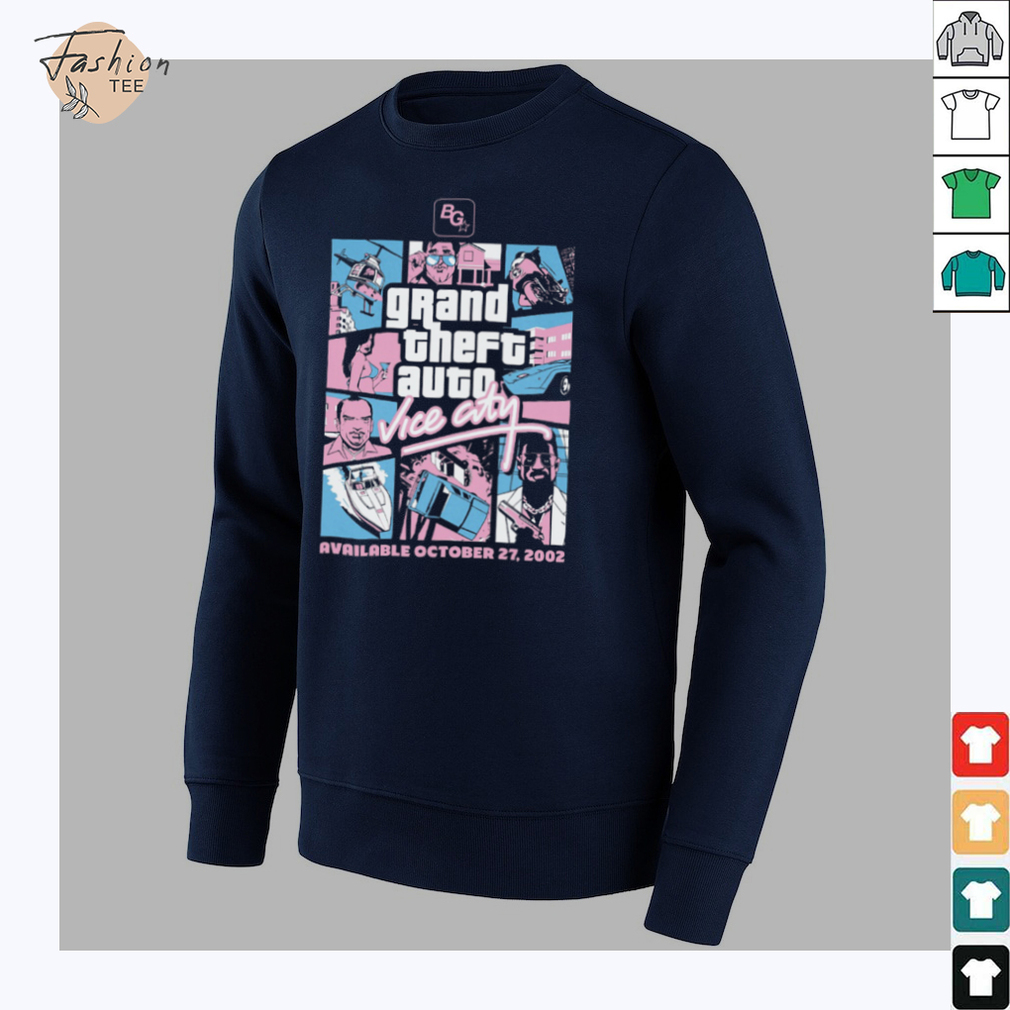 Grand Theft Auto Vice City Vintage Graphic T Shirt Retro Gaming Tee Grand Theft Auto Vice City Vintage Graphic T Shirt Retro Gaming Tee