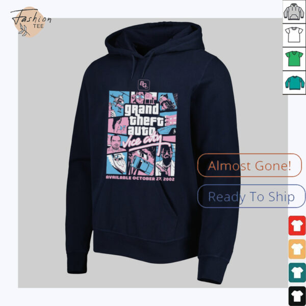 Grand Theft Auto Vice City Vintage Graphic T Shirt   Retro Gaming Tee