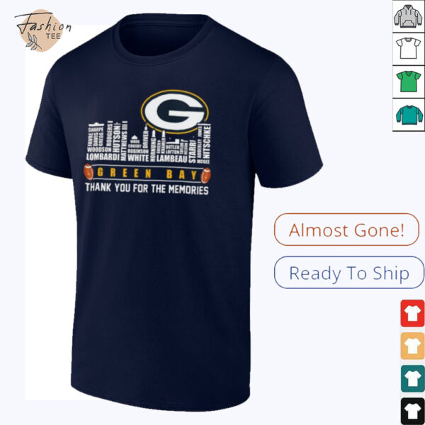 Green Bay Packers Thank You For The Memories Unisex T Shirt