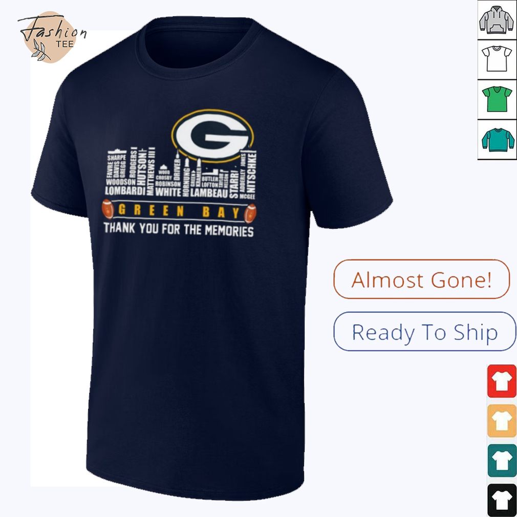 Green Bay Packers Thank You For The Memories Unisex T Shirt Green Bay Packers Thank You For The Memories Unisex T Shirt
