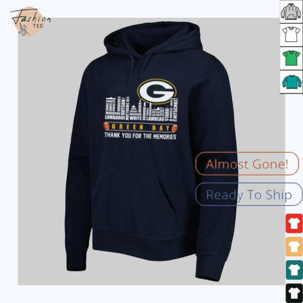 Green Bay Packers Thank You For The Memories Unisex T Shirt