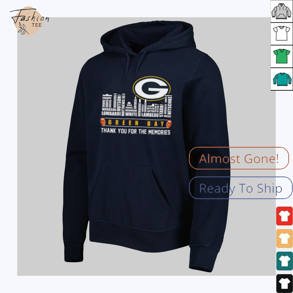 Green Bay Packers Thank You For The Memories Unisex T Shirt Green Bay Packers Thank You For The Memories Unisex T Shirt
