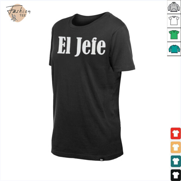 Gregg Popovich wearing El Jefe shirt