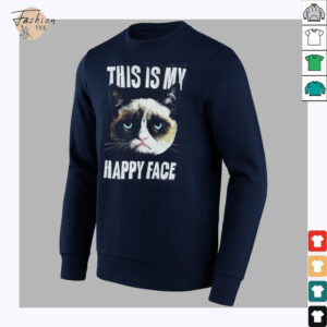 Grumpy Cat This is My Happy Face T Shirt