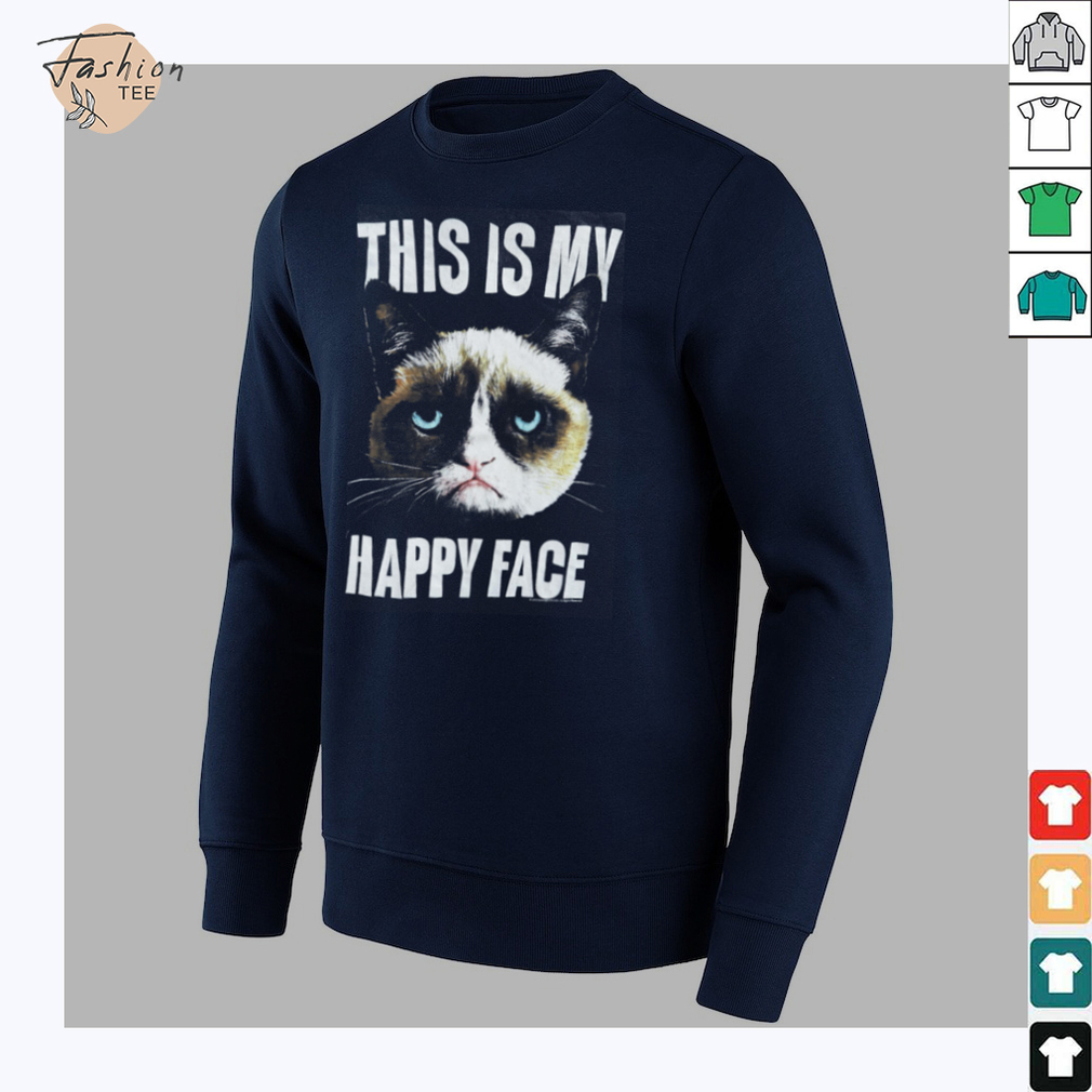 Grumpy Cat This is My Happy Face T Shirt Grumpy Cat This is My Happy Face T Shirt