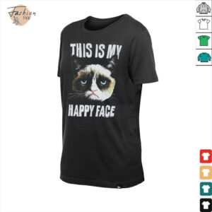Grumpy Cat This is My Happy Face T Shirt