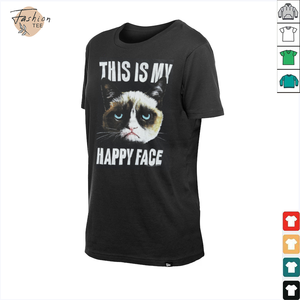 Grumpy Cat This is My Happy Face T Shirt Grumpy Cat This is My Happy Face T Shirt