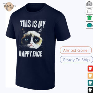 Grumpy Cat This is My Happy Face T Shirt