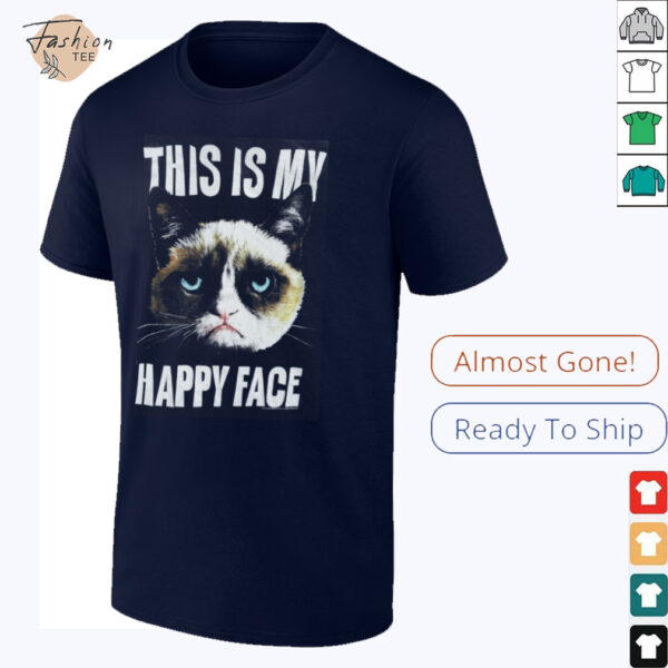 Grumpy Cat This is My Happy Face T Shirt