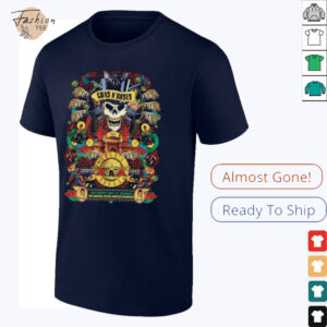 Guns N Roses In Mumbai Maharashtra India Concert Poster At Mahalaxmi Race Course On Saturday May 17 2025 Unisex T Shirt