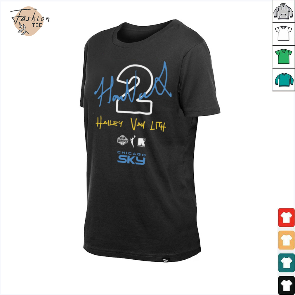 Hailey Van Lith Chicago Sky round21 Unisex Name & Number T Shirt Hailey Van Lith Chicago Sky round21 Unisex Name & Number T Shirt