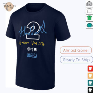 Hailey Van Lith Chicago Sky round21 Unisex Name & Number T Shirt