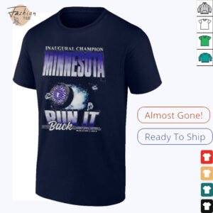 Inaugural Champion Minnesota run it back hockey State history shirt