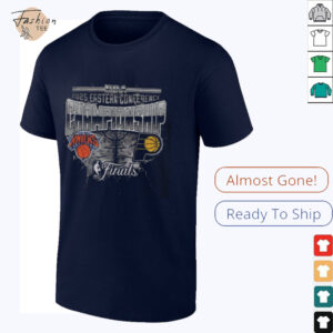 Indiana Pacers Vs New York Knicks Matchup NBA 2025 Eastern Conference Finals Black Classic T Shirt