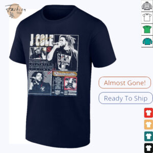 J Cole Faded Washed Hip Hop T Shirt