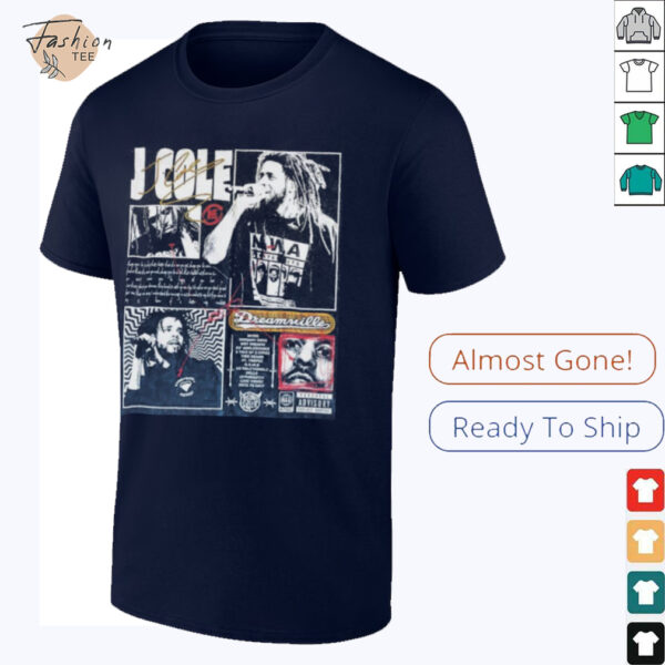 J Cole Faded Washed Hip Hop T Shirt
