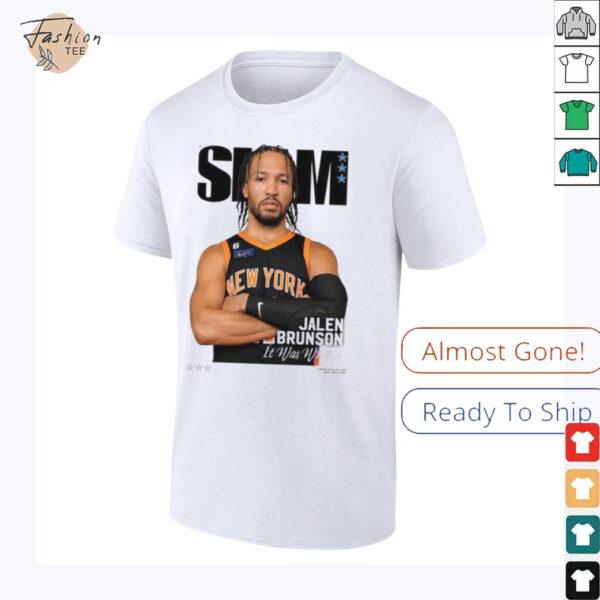 Jalen Brunson New York Knicks SLAM Cover T Shirt_4_11zon