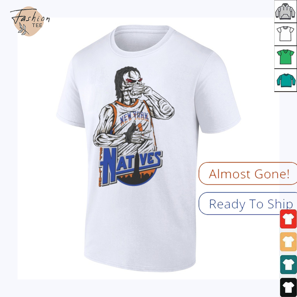 Jalen Brunson Three Point Celebration Natives New York Knicks T shirts Jalen Brunson Three Point Celebration Natives New York Knicks T shirts