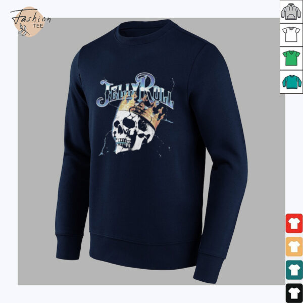 Jelly Roll 2025 Beautifully Broken Stagecoach Skull King In Indio CA On April 26th 2025 T shirts