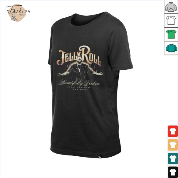 Jelly Roll The Beautifully Broken Great Northern Tour 2025 Rain T shirts