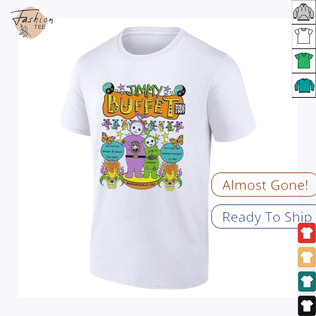 Jimmy Buffet World Tour 1997 Brian Robert Jones Margaritaville USA T shirts Jimmy Buffet World Tour 1997 Brian Robert Jones Margaritaville USA T shirts