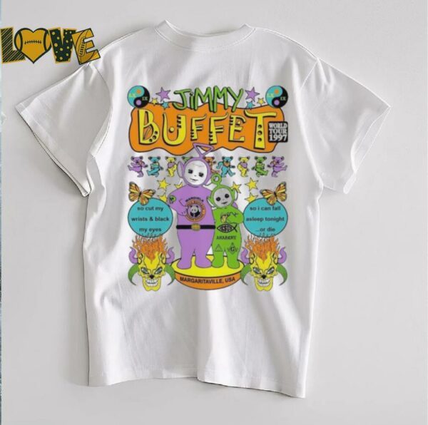 Jimmy Buffet World Tour 1997 Brian Robert Jones Margaritaville USA T shirts