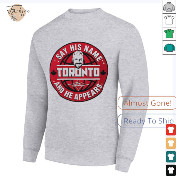 Joe Hendry Say His Name Toronto shirt
