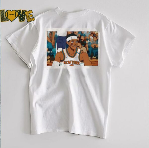 Josh Hart New York Knicks Takes Elbow From Kornet anime shirt