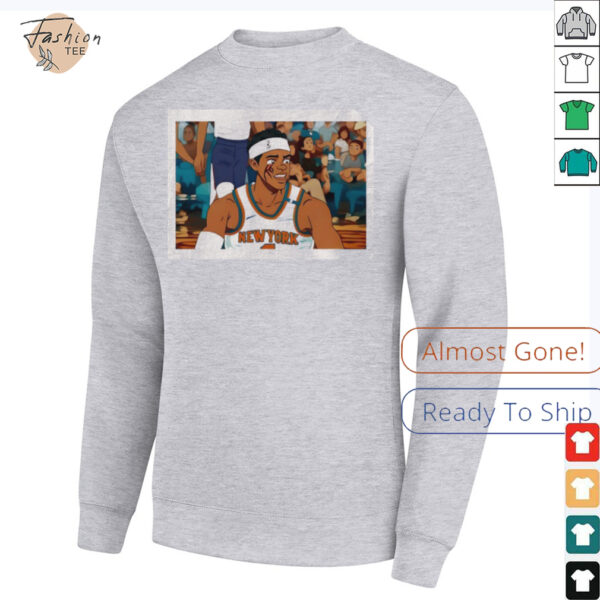 Josh Hart New York Knicks Takes Elbow From Kornet anime shirt